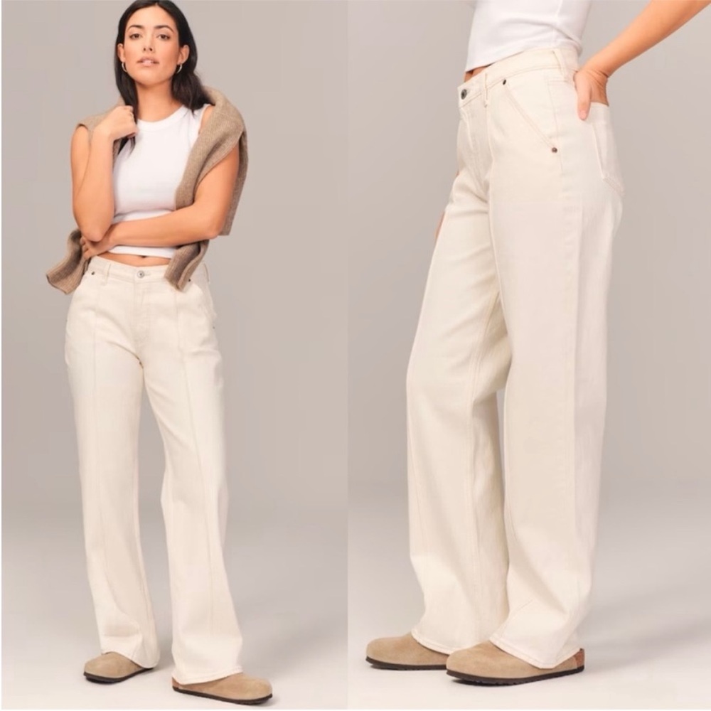 Abercrombie Curve Love Midrise Baggy Jeans